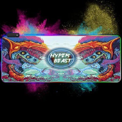 LED килимок для мишки 80х30 см Monster , Print4 00-00024592105125 фото