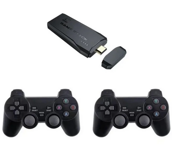 Ігрова приставка Mini Game Stick 64gb 4K HDMI + 2 бездротові джойстики 7348395930503-03 фото