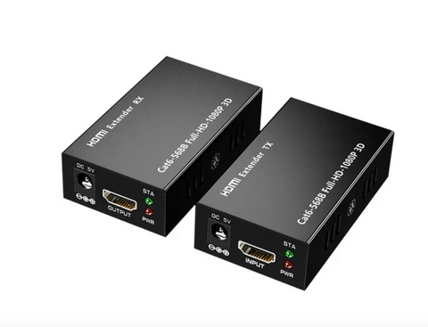 HDMI подовжувач Extender по CAT5/6 (TX+RX) &mdash; передача сигналу до 50 метрів 24624727848284 фото