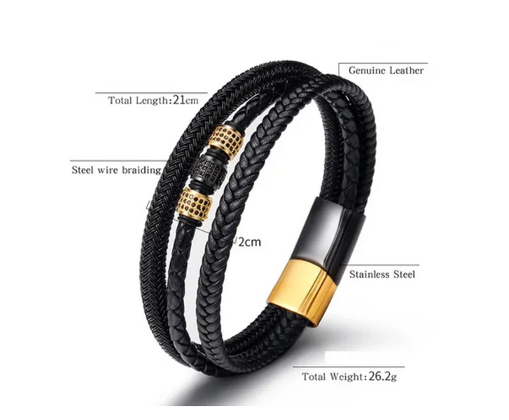 Браслет шкіряний Prime style 4 Браслет шкіряний Prime фото