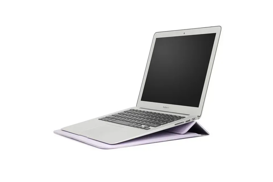 Чехол-конверт-подставка Leather PU для MacBook 13.3" Сиреневый 1330 фото