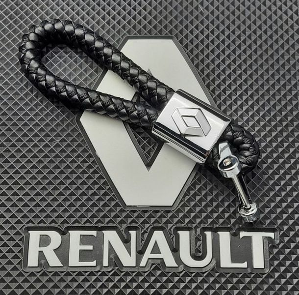 Стильний шкіряний Брелок з логотипом Renault 12312441007 фото