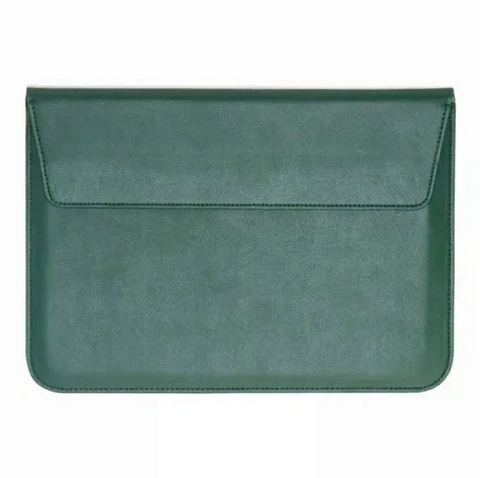 Чехол-конверт-подставка Leather PU для MacBook 13.3", Зеленый 1330 фото