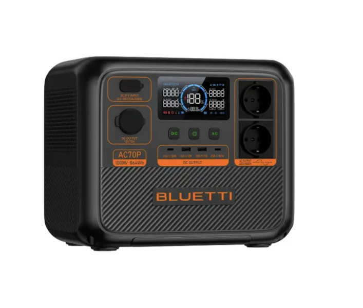 Портативна зарядна станція BLUETTI AC70P 1000 Вт / 864 Вт&middot;ч. 24 міс Гарантія к37384838 фото