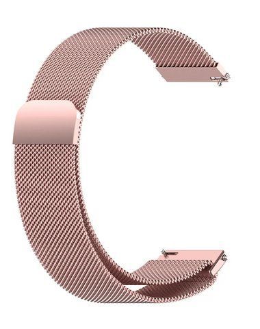 Ремінець міланська петля Blackpink 22mm для Cмарт годинника AMAZFIT GTR-42 / GTS, Рожеве Золото 00-00039217_52 фото