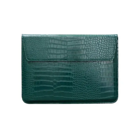 Чохол-конверт-підставка CROCODILE PU для Apple MacBook 13,3", Зелений 1360 фото