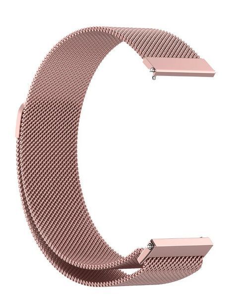 Ремешок миланская петля Blackpink 22mm для Cмарт часов AMAZFIT GTR-42 / GTS, Розовое Золото 00-00039217_52 фото