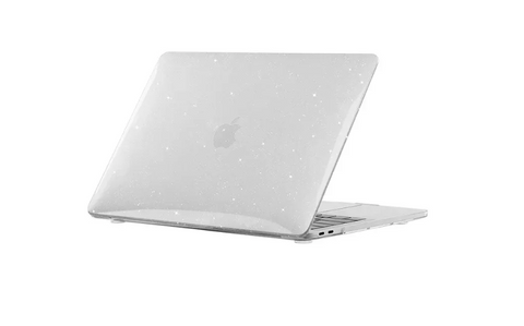 Чехол для MacBook Air 13" (2018 - 2020 | M1 | A1932 | A2337) с блестками Прозрачный 19320 фото