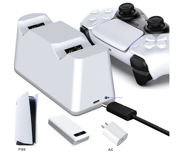 Докстанція зарядки для джойстиків Playstation 5 Станція зарядки для джойстиків Playstation 5 фото
