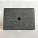 Чехол накладка кожанный на MacBook Pro 14 (A2442/2779/2981/2992) , Серый 6200 фото 2