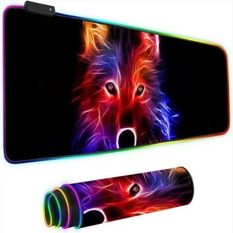 LED коврик для мышки, Волк 80x30 см print, 5 00-00024591_131710 фото