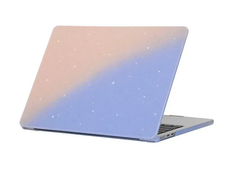 Чохол для MacBook Air 13" (2018 - 2020 | M1 | A1932 | A2337) з блискітками, Різнокольоровий 19320 фото