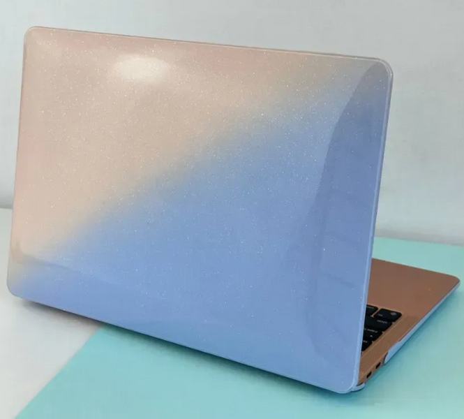 Чехол для MacBook Air 13" (2018 - 2020 | M1 | A1932 | A2337) с блестками, Разноцветный 19320 фото
