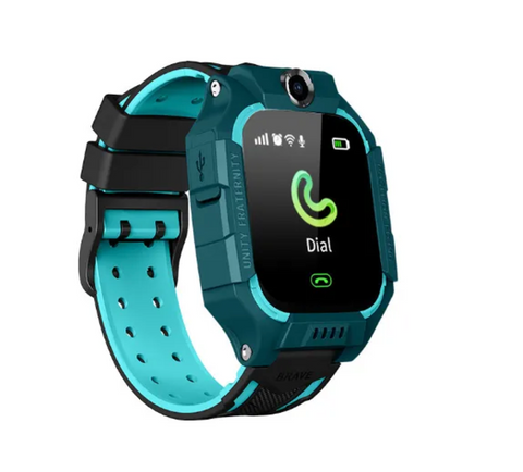 Дитячий водонепроникний розумний годинник з GPS трекером SMART BABY Q19 +, Green цу009099 фото