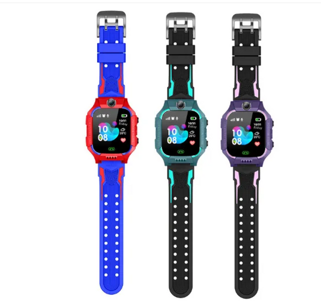 Дитячий водонепроникний розумний годинник з GPS трекером SMART BABY Q19 +, Pink ьь99002 фото