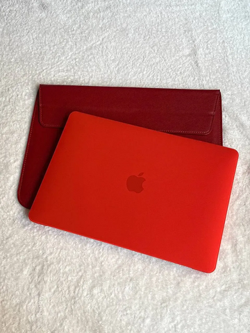 Чохол для MacBook Pro MacBook Pro 14" (2442/2779) матовий, Червоний 6300 фото