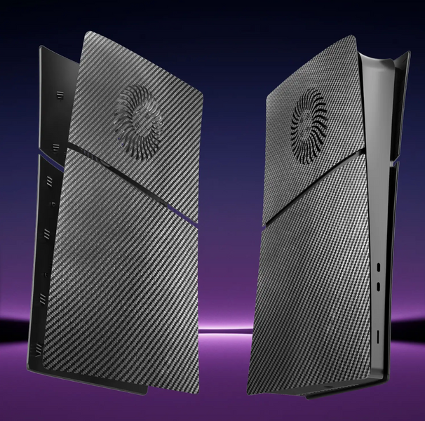 Змінні панелі для Sony PlayStation 5 SLIM (2023 року) Digital - Carbon Змінні панелі для Sony PlayStation 5 SLIM (2023 року) Digital - Carbon фото