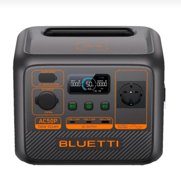 Зарядна станція BLUETTI AC50P 700W 504Wh 60 міс гарантія AC50PLUC фото