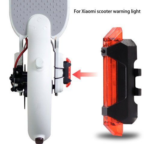 Габаритний ліхтарик на задній кронштейн Xiaomi Mijia M365, Чорний 00-00043578 фото