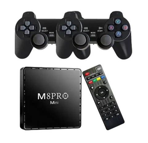Игровая консоль M8 Рro Android Wireless Ретро приставка на 10000 игр 242040240-2-4- фото