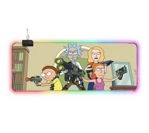 LED коврик для мышки "Rick and morty" 80*30 см., Print9 00-210512315 фото