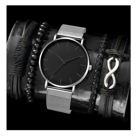 Подарочный набор Часы + браслет (59527), style1 00-00059527_000058482 фото